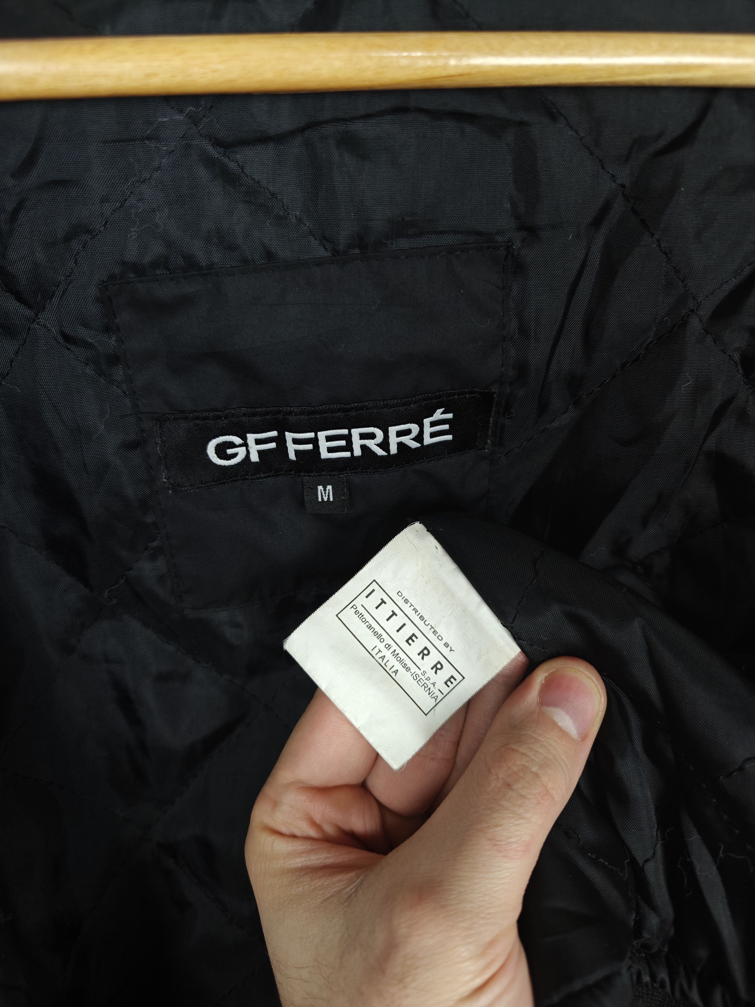 GF Ferre Gianfranco Ferre GF Jacket Zip Black Vtg size M Size US M / EU 48-50 / 2 - 9 Thumbnail