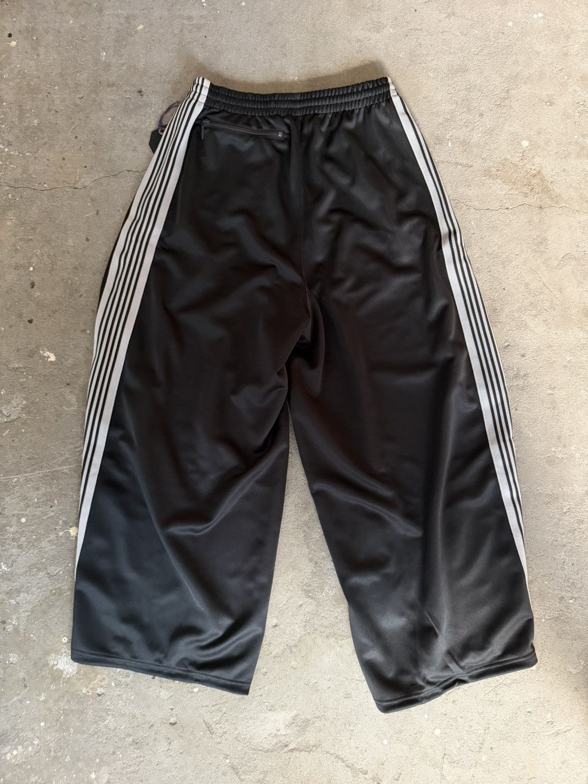 Needles Needles HD Track Pants Poly Smooth Black/White Size US 34 / EU 50 - 4 Thumbnail