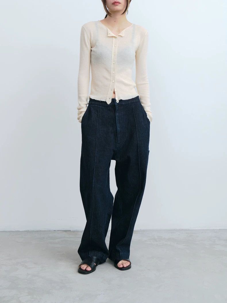 Helmut Lang HELMUT LANG American white cashmere knit sweater Size S / US 4 / IT 40 - 4 Thumbnail
