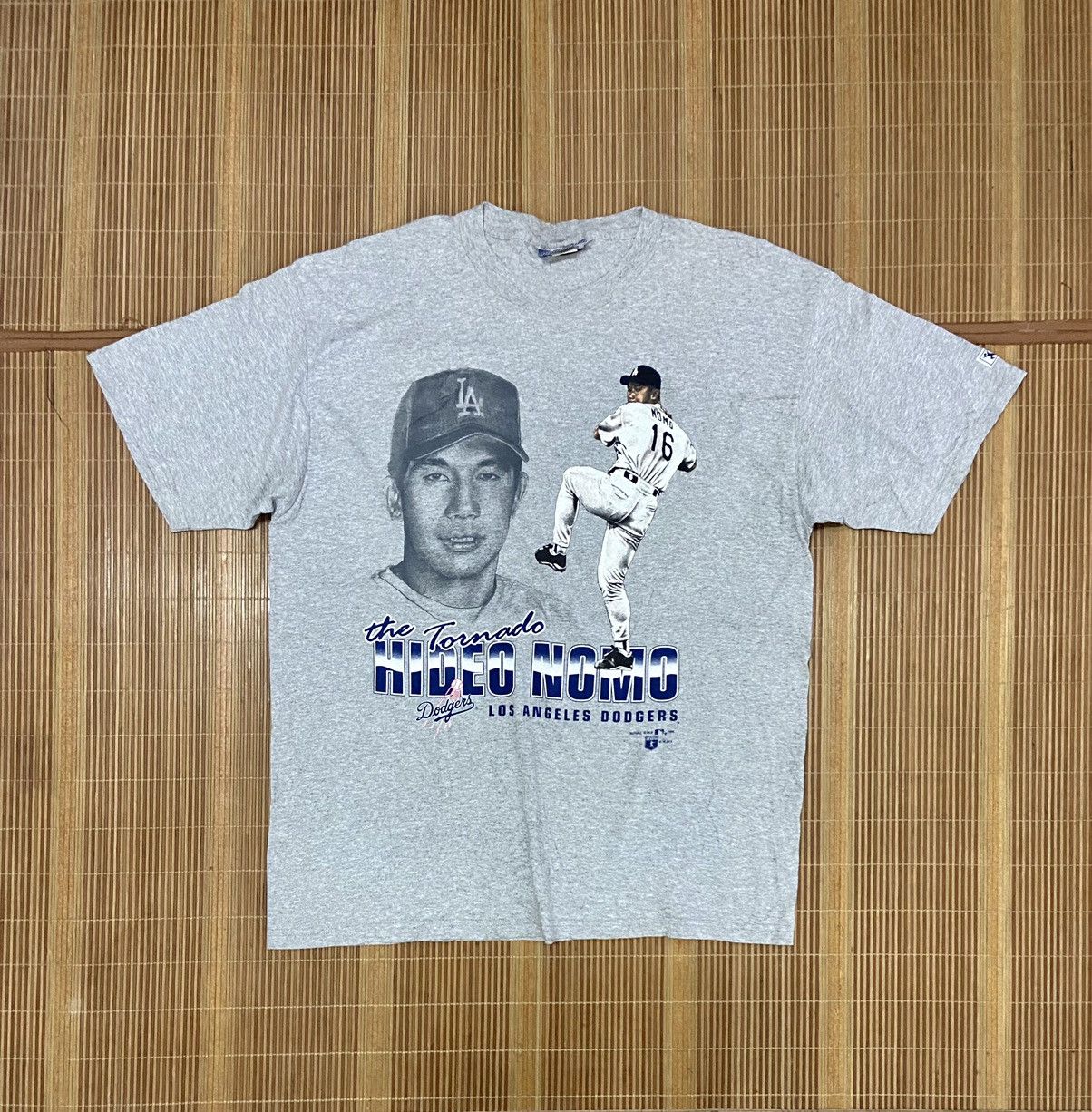 MLB × Vintage VINTAGE LA DODGERS THE TORNADO HIDEO NOMO TEE Size US XL / EU 56 / 4 - 1 Thumbnail