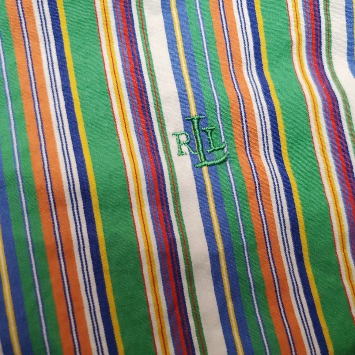 Ralph Lauren Lauren Ralph Lauren Shirt Womens M Multicolor Striped 100% Cotton Comfort Top Shirt Womens M Multicolor Striped 100% Cotton Comfort Top Size M / US 6-8 / IT 42-44 - 4 Thumbnail