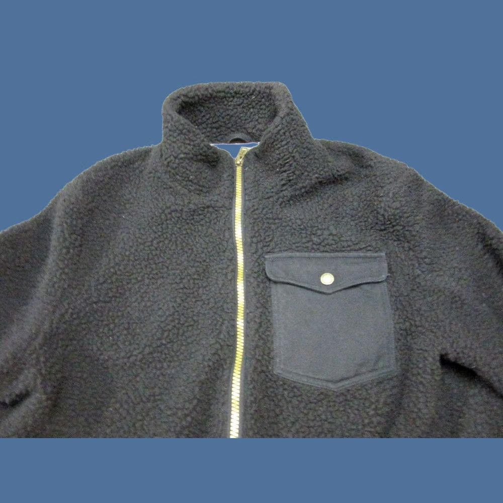 Pendleton Pendleton Jacket Mens XL Black Lined River Rock Sherpa Hi Pile Fleece Winter Outdoor Denim Pocket Regular Chest 52 in Short Length 28 in Zip Pocket Size US XL / EU 56 / 4 - 1 Thumbnail
