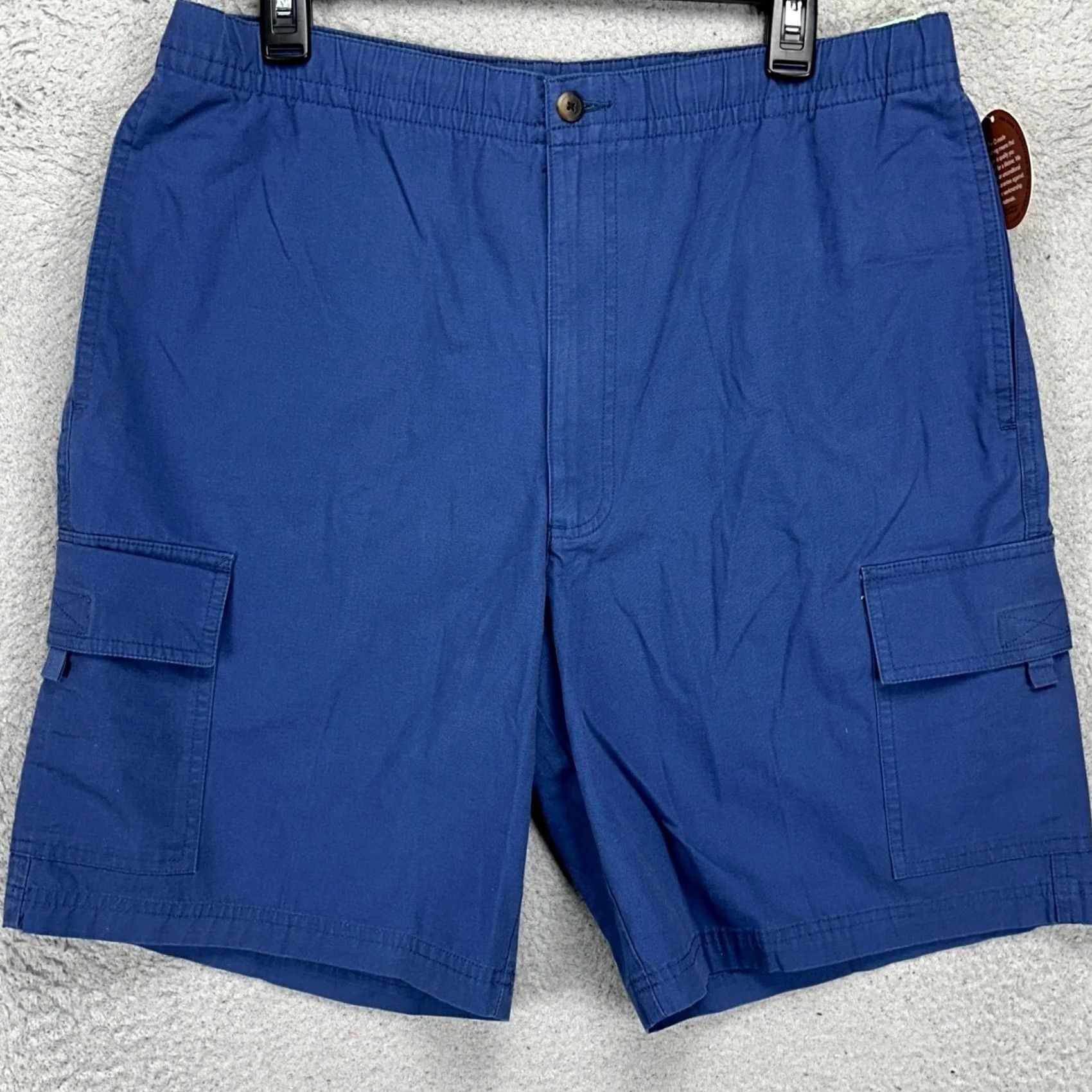Vintage The Weekend Shorts Cargo Shorts Mens 34 Blue Flat Front Drawstring Relaxed NEW Size US 34 / EU 50 - 2 Thumbnail