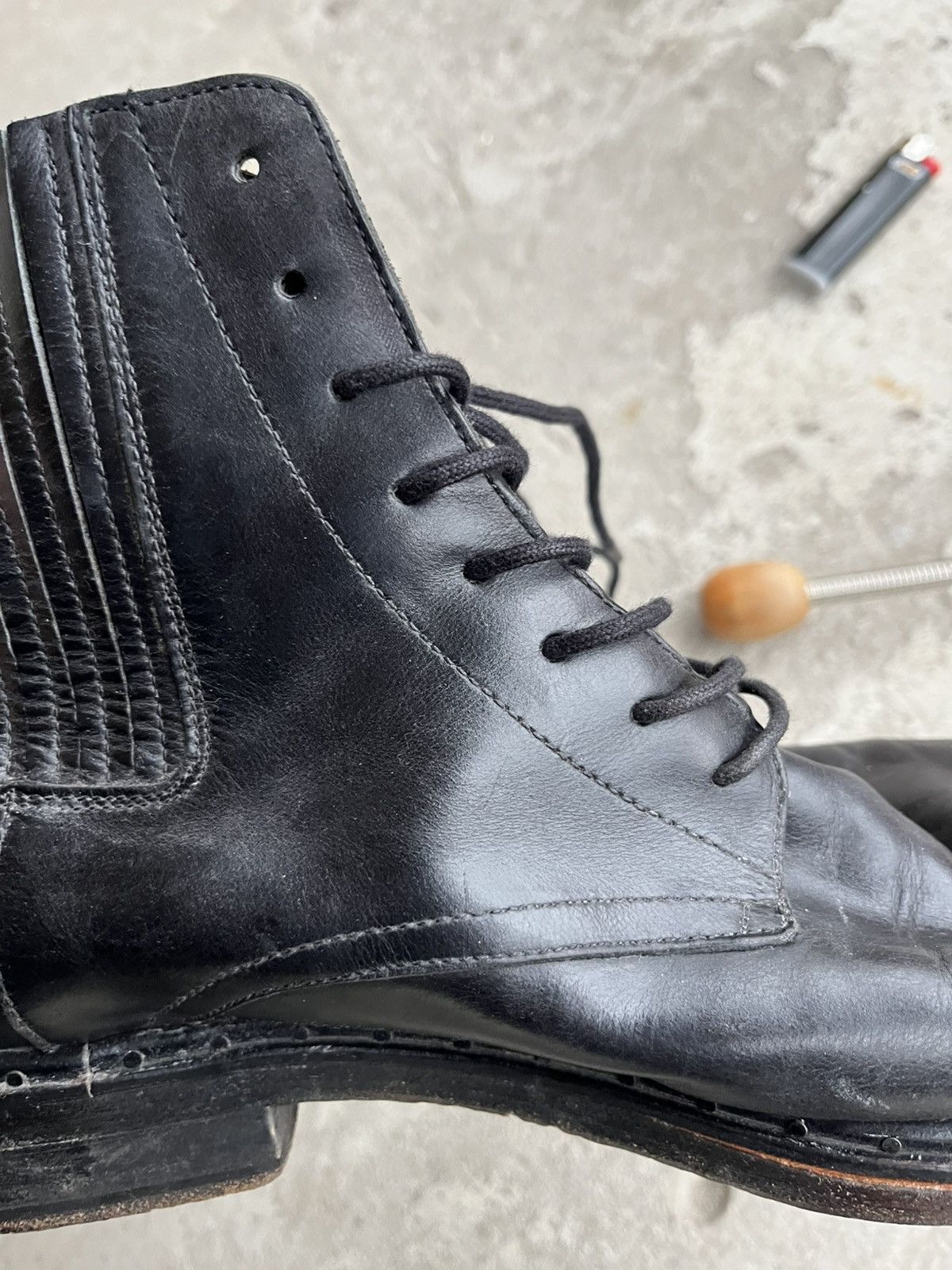 Allsaints Allsaints Distressed Leather Chelsea Ankle Boots Shoes Size US 10 / EU 43 - 19 Thumbnail