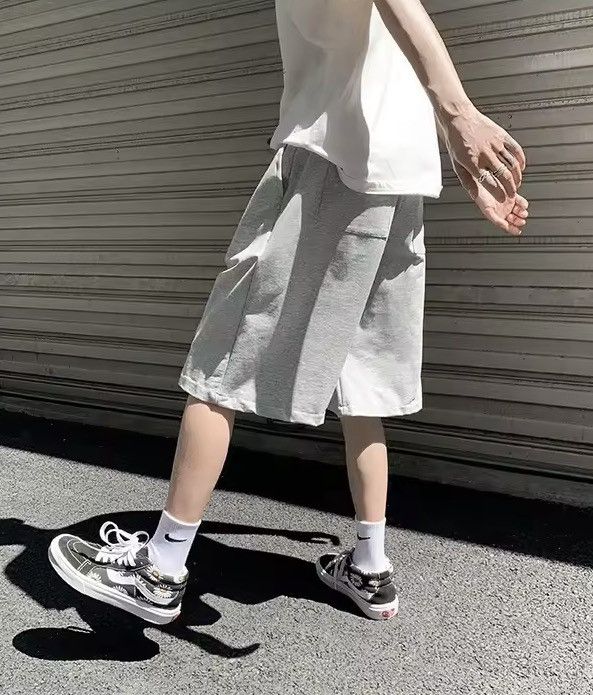 Japanese Brand GrayRelaxed Fit Shorts Asian Style Size US 27 - 3 Thumbnail