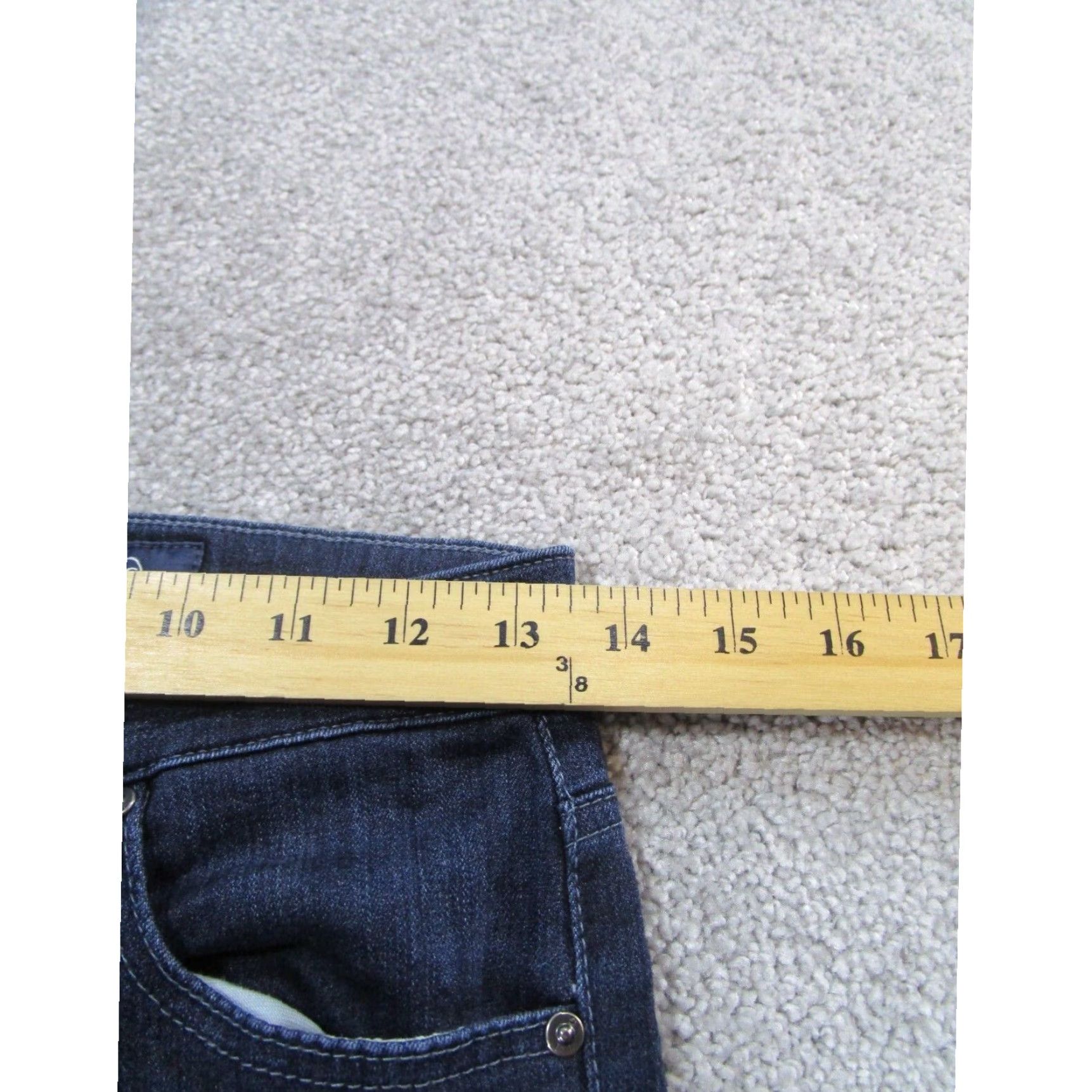 Denime Adriano Goldschmied Womens Jeans 27 Farrah Skinny Extra Large XL Dark Wash Denim Size 27" / US 4 / IT 40 - 7 Thumbnail