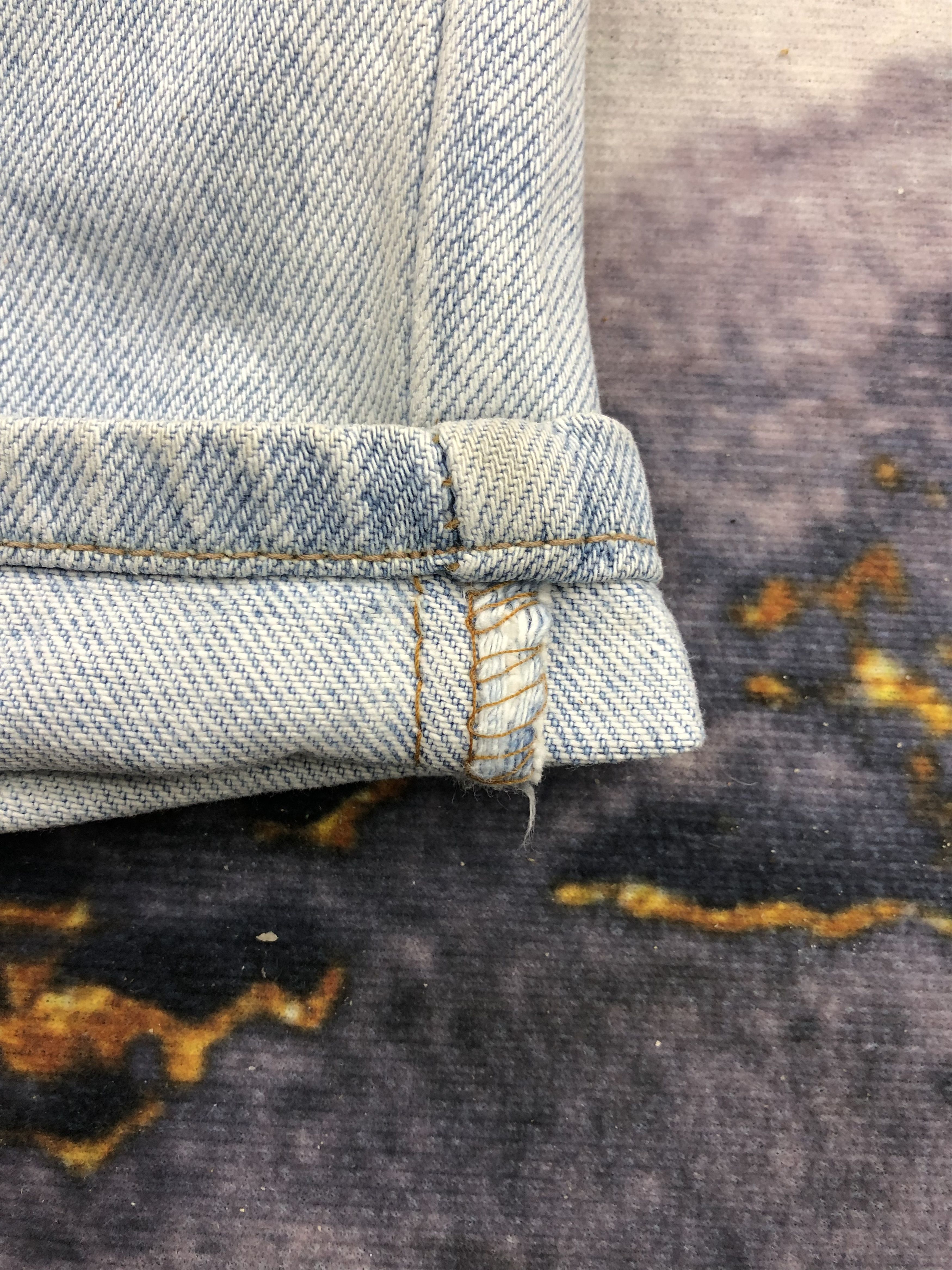 Levi's Vintage Levis Splatter Paint Light Washed Jeans DPP0175 Size US 34 / EU 50 - 5 Thumbnail