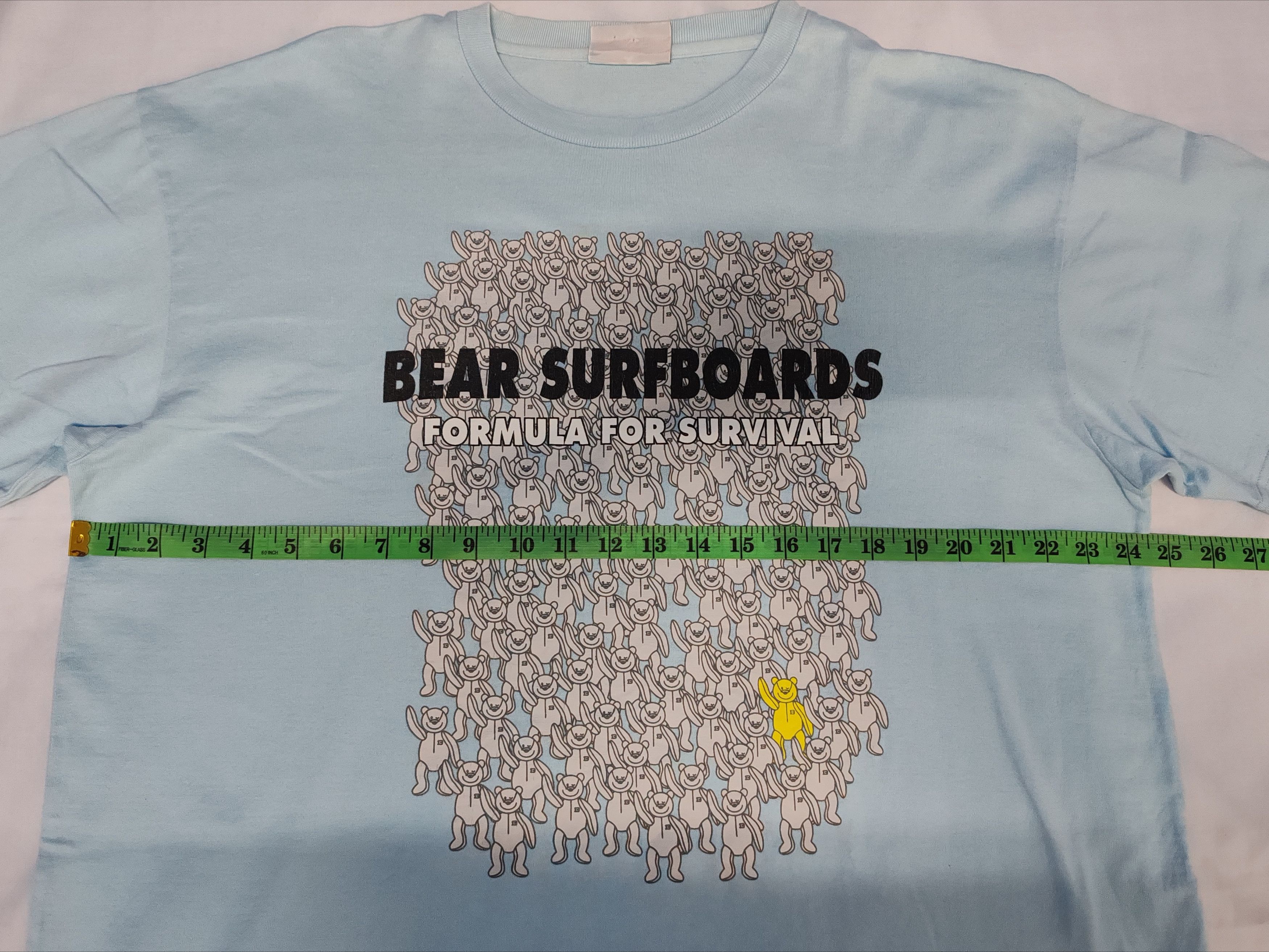 Vintage Vintage Bear Surfboards Formula For Survival Tee Skateboard Size US XL / EU 56 / 4 - 6 Thumbnail