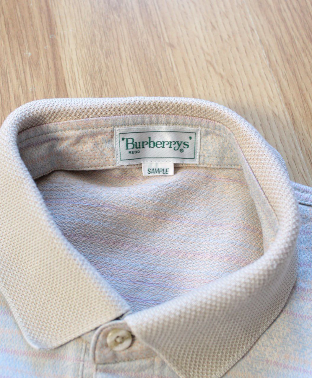 Burberry 🔥 90s Burberrys Rare Monogram Polo Long Sleeve Shirt Rugby Size US S / EU 44-46 / 1 - 8 Thumbnail