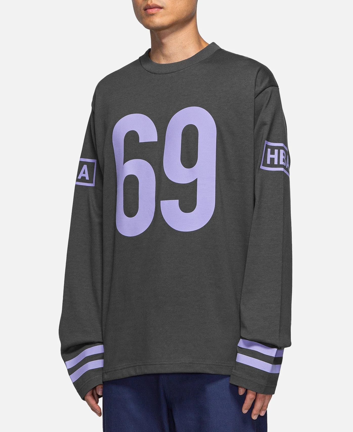 Hood By Air HBA Capsule Collection 69 BOX LOGO L/S T-SHIRT (CHARCOAL) Size US XL / EU 56 / 4 - 3 Thumbnail