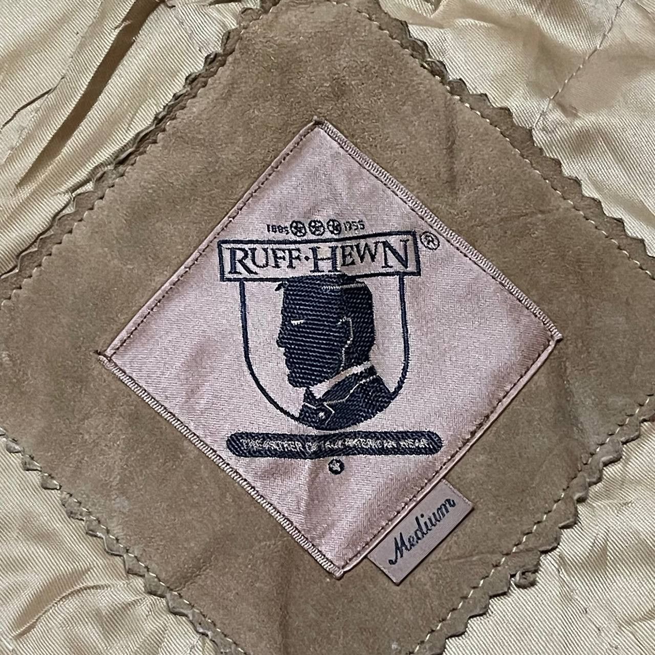Leather Vintage Ruff-Hewn Sheep Leather Bomber Jacket Size US M / EU 48-50 / 2 - 10 Thumbnail