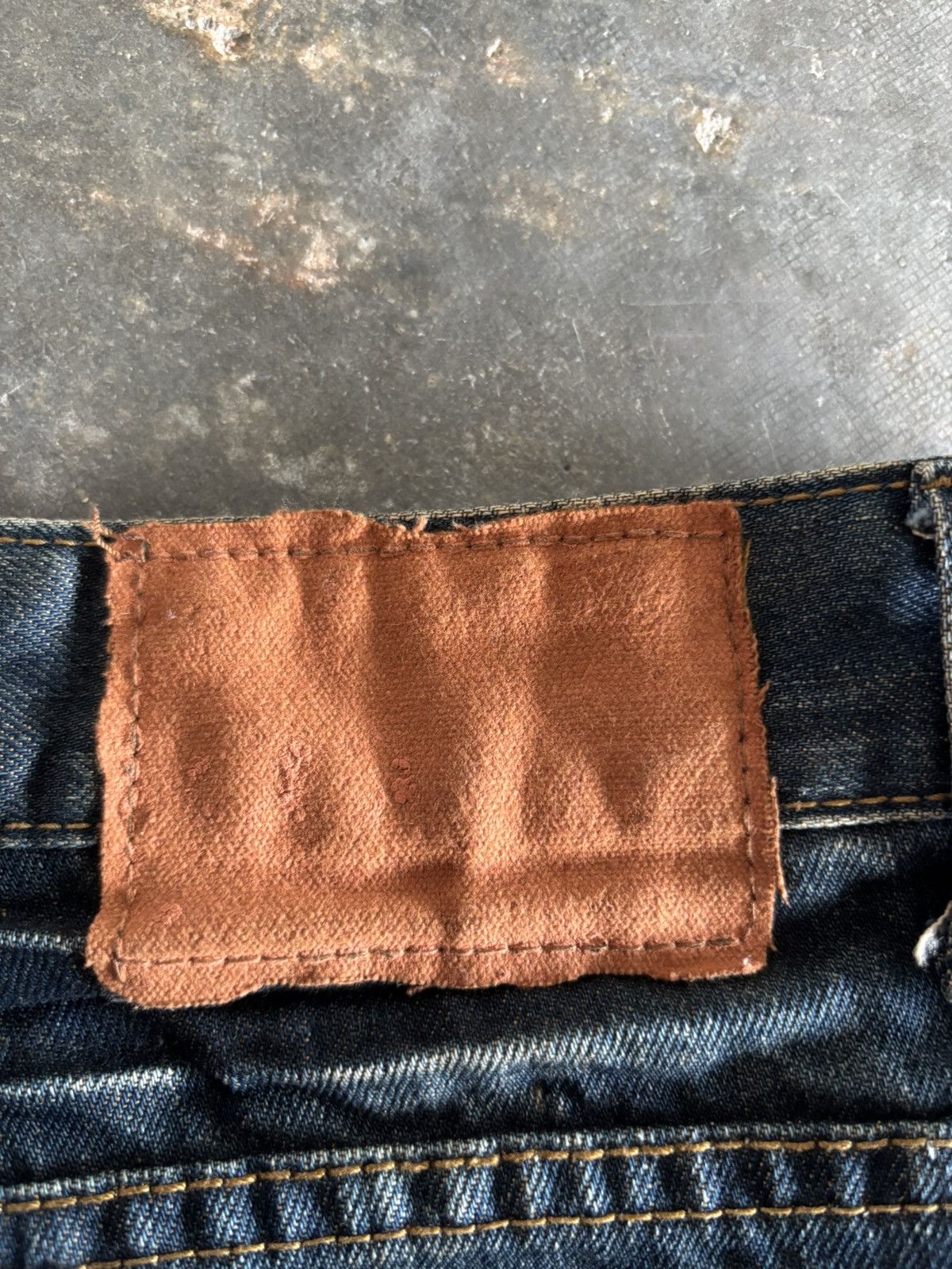 Hysteric Glamour Washed rusty whiskered jeans western bikers style grunge Size US 30 / EU 46 - 13 Thumbnail