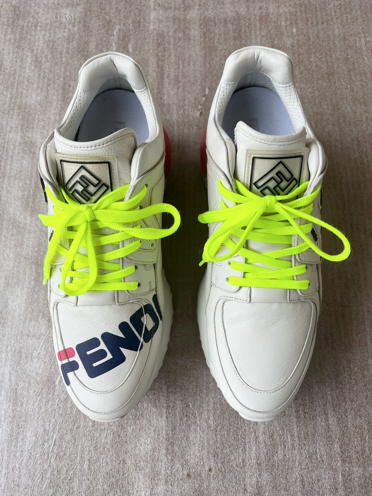 Fendi Luxury high-top sneakers Size US 10 / EU 43 - 1 Thumbnail
