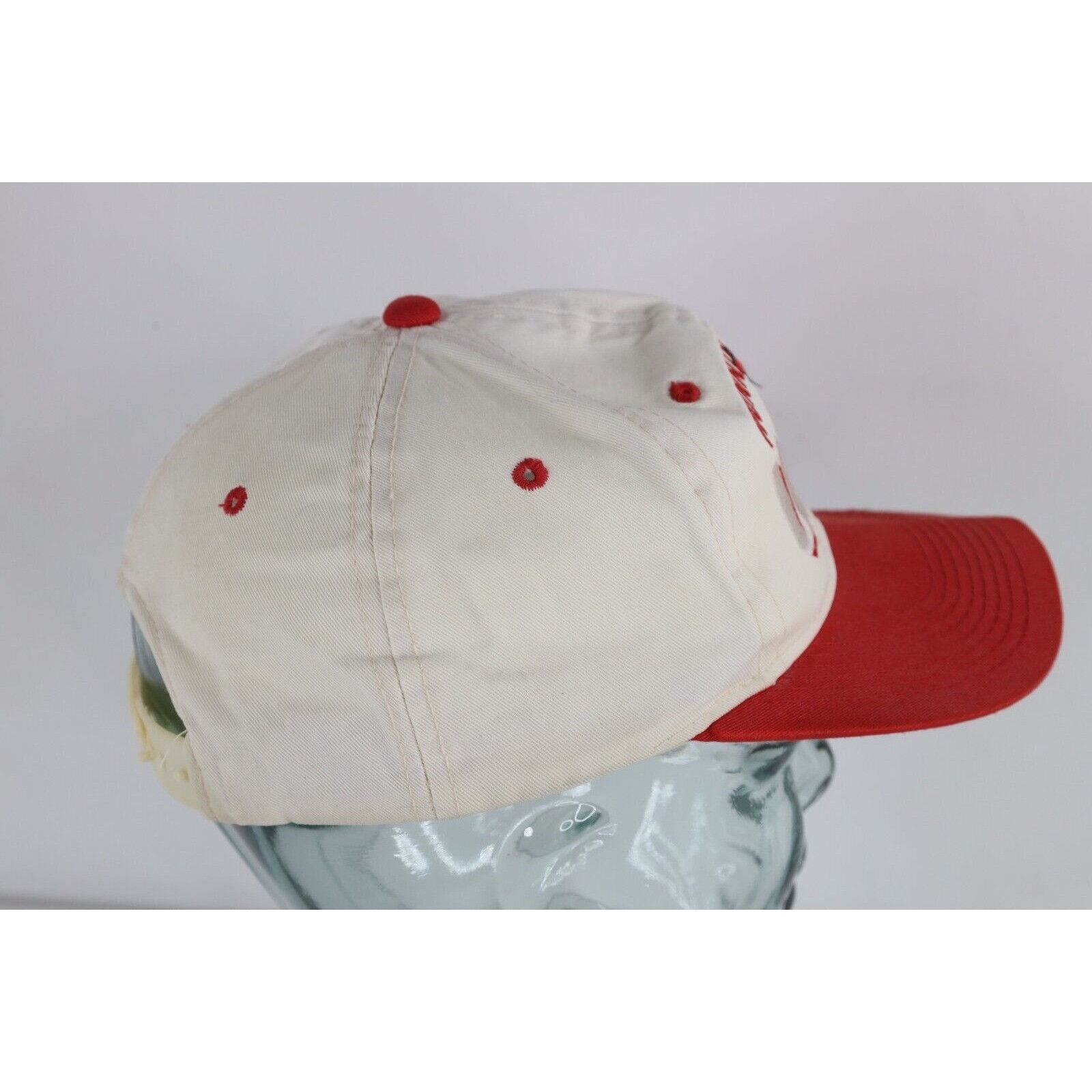 Vintage Vintage 90s Distressed UNLV Running Rebels Snapback Hat Size ONE SIZE - 9 Thumbnail