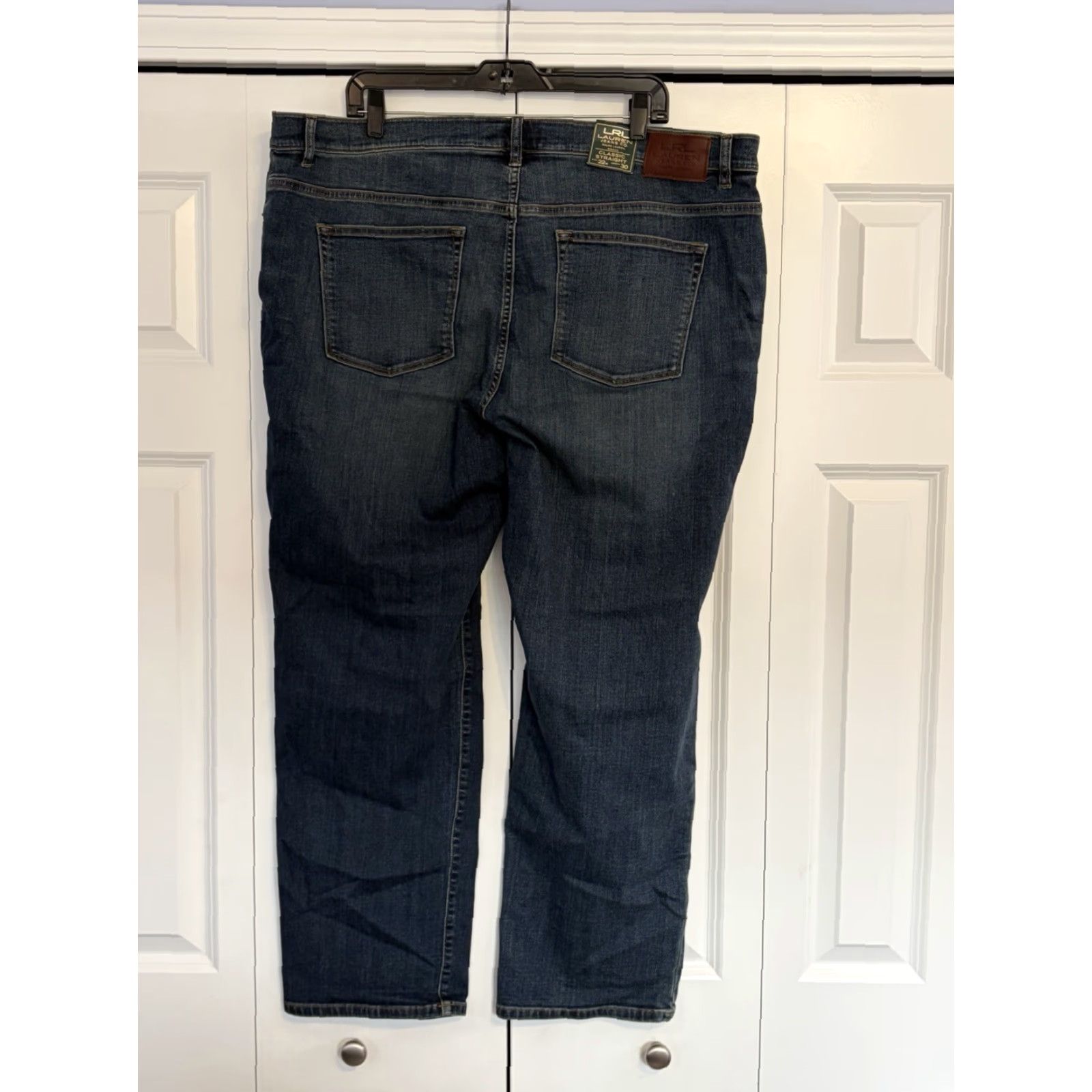 Denime NWT Lauren Jeans Co. Jeans 5-Pocket Denim Straight (Mid Rise) 22W Blue Womens Size 40" / US 18 - 2 Thumbnail