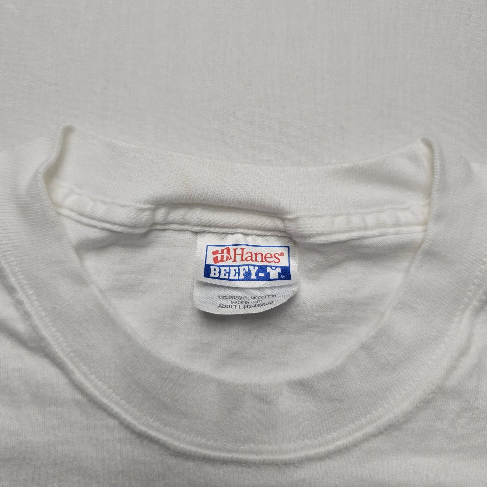 Hanes × Vintage Vintage Tapers Union Local 1944 Hawaii White L Tee Size US L / EU 52-54 / 3 - 6 Thumbnail