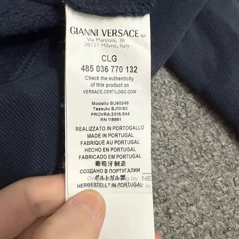 Versace Versace Black Cotton Men's Hoodie . Size US S / EU 44-46 / 1 - 4 Thumbnail