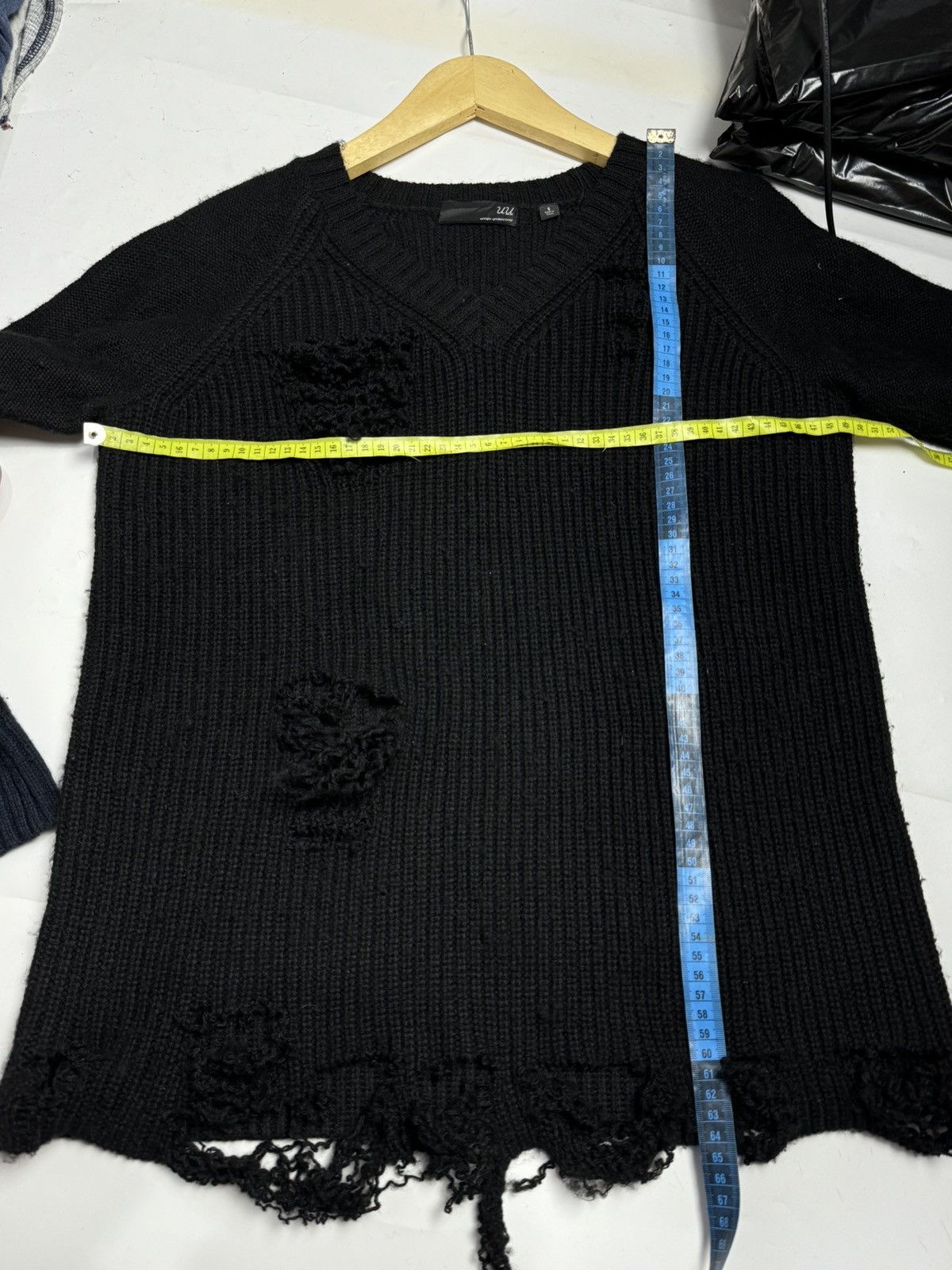Japanese Brand × Le Grande Bleu (L.G.B.) × Undercover Undercover Distressed Knit Uniqlo Ifsix Style Size US S / EU 44-46 / 1 - 9 Thumbnail
