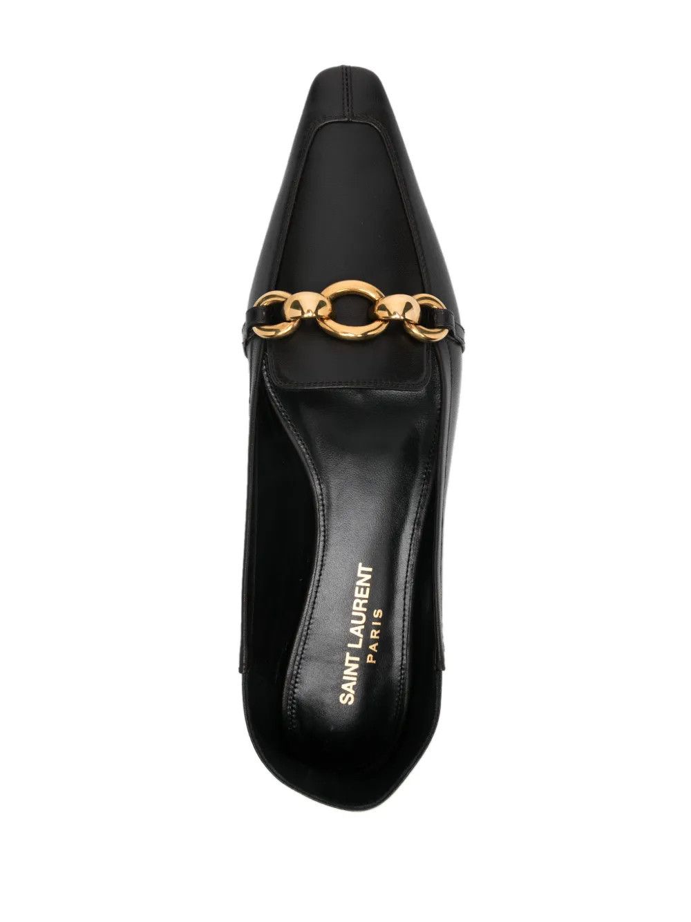 Yves Saint Laurent o1s1wg110825 Chain Loafers in Cedar Brown Size US 9 / IT 39 - 4 Thumbnail