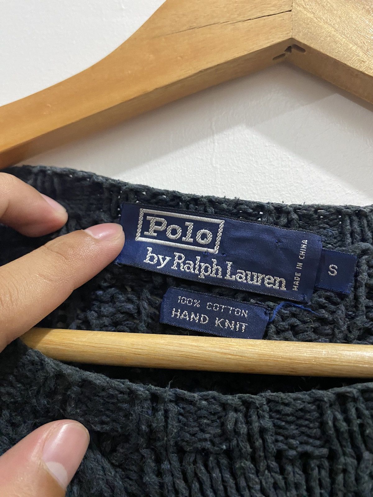 Polo Ralph Lauren VINTAGE POLO RALPH LAUREN CABLE HAND KNIT SWEATER Size US S / EU 44-46 / 1 - 3 Thumbnail