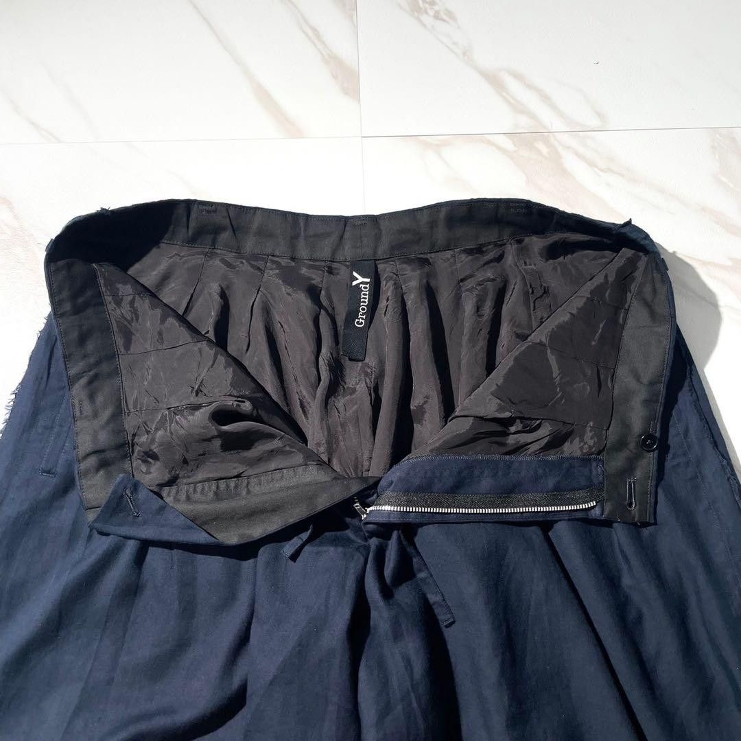 Yohji Yamamoto yohji yamamoto ground Y wide pants Size US 35 - 4 Thumbnail
