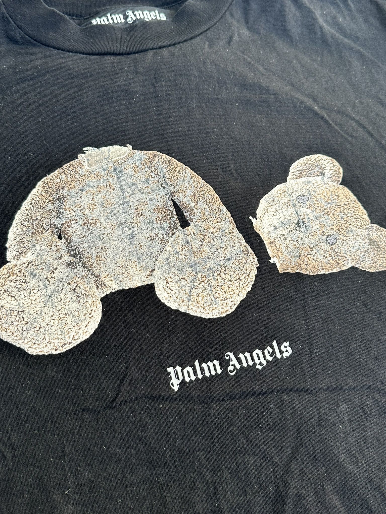 Palm Angels Palm Angels T-Shirt Teddy Bear Logo Print Black size L Size US L / EU 52-54 / 3 - 5 Thumbnail
