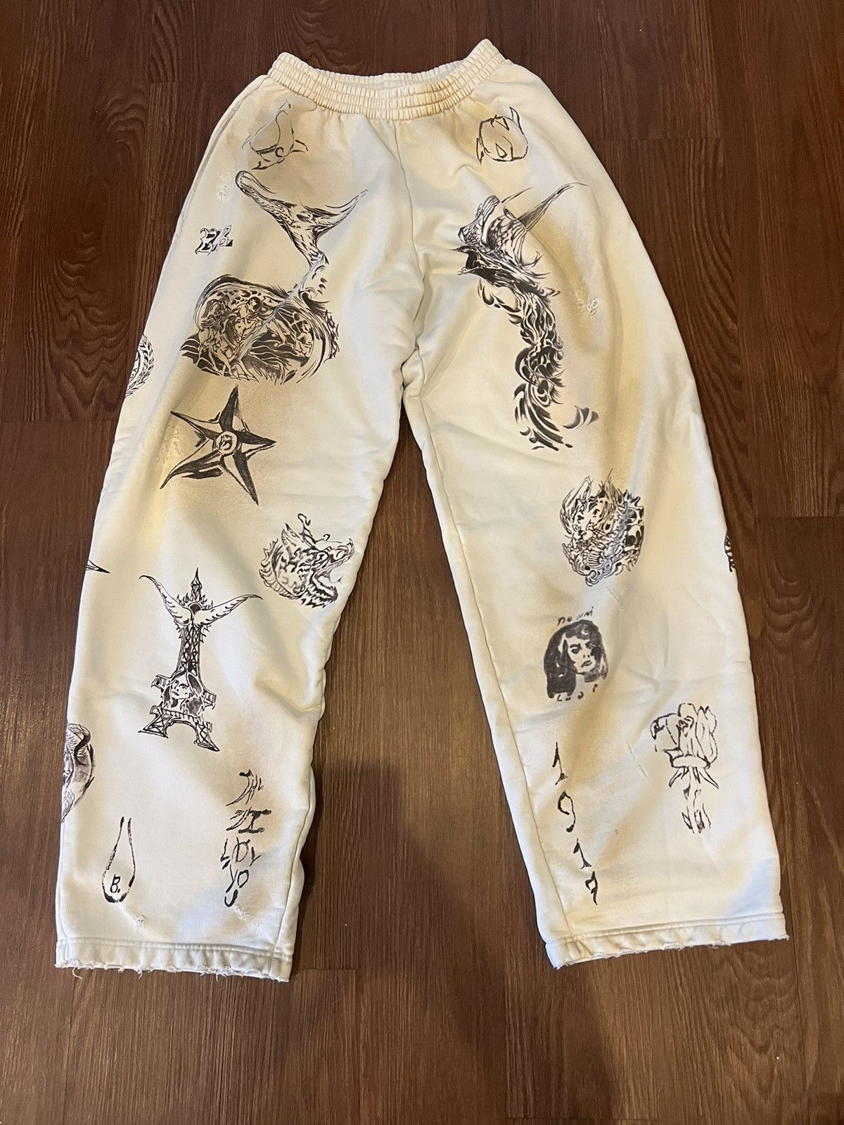 Balenciaga Balenciaga SS24 Tattoo Sweatpants | Grailed