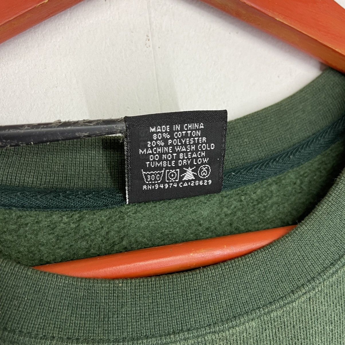 Stussy × Vintage Stussy Crewneck Sweatshirt Size M/L Green Size US M / EU 48-50 / 2 - 7 Thumbnail