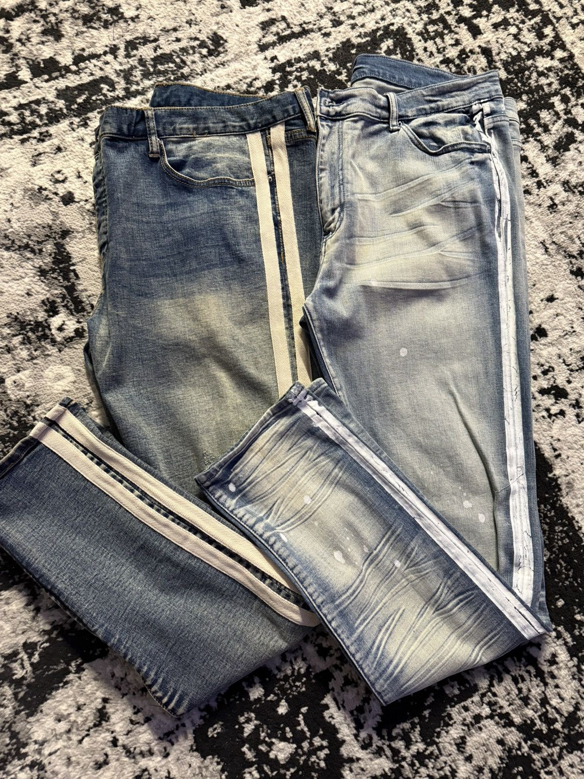 MNML Denim stripe jeans Size US 40 / EU 56 - 1 Thumbnail