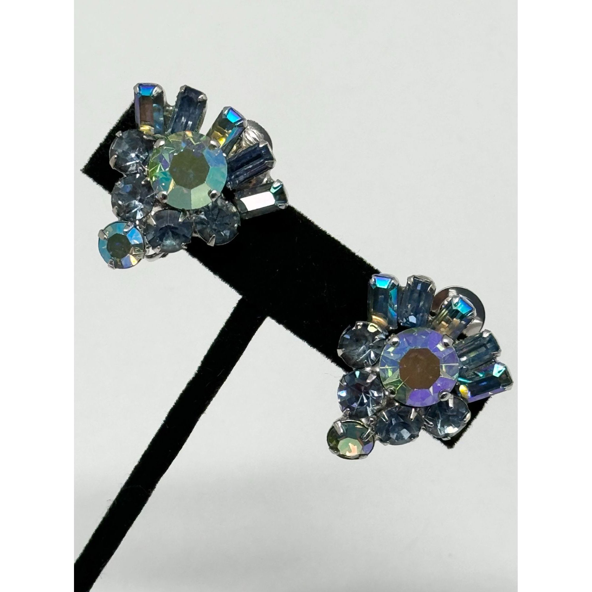 Vintage Vintage Weiss glass Rhinestone earrings Size ONE SIZE - 4 Thumbnail