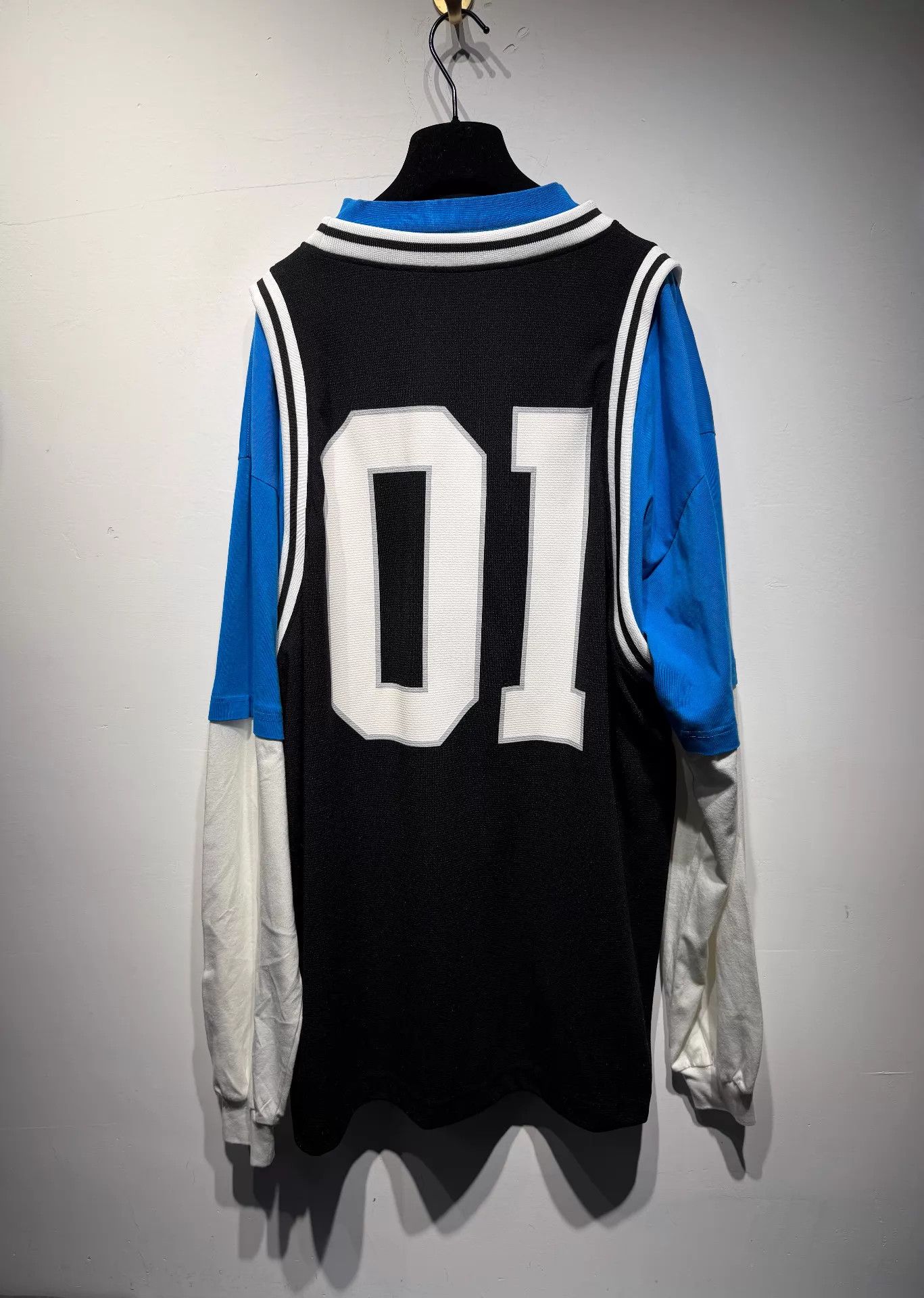 Balenciaga Balenciaga 01 Jersey Layered Long-Sleeve Tee US 2 Size US M / EU 48-50 / 2 - 2 Thumbnail