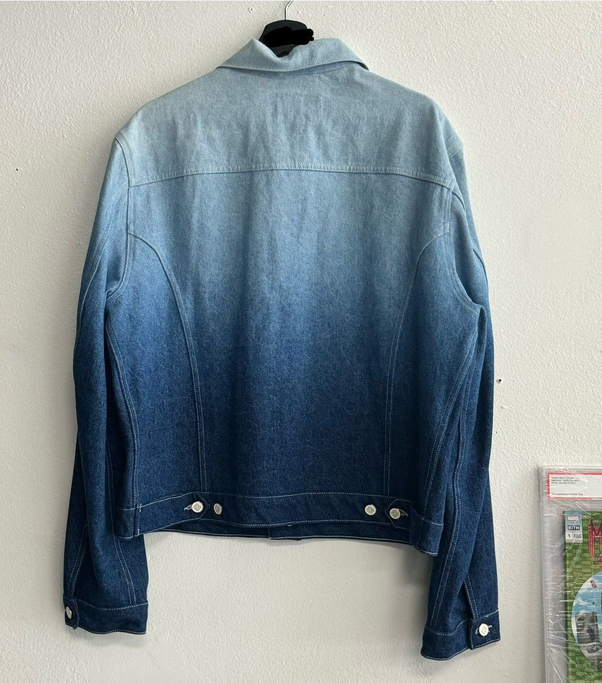 Casablanca CASABLANCA Embroidered Floral Washed Denim Jacket Size US M / EU 48-50 / 2 - 2 Thumbnail