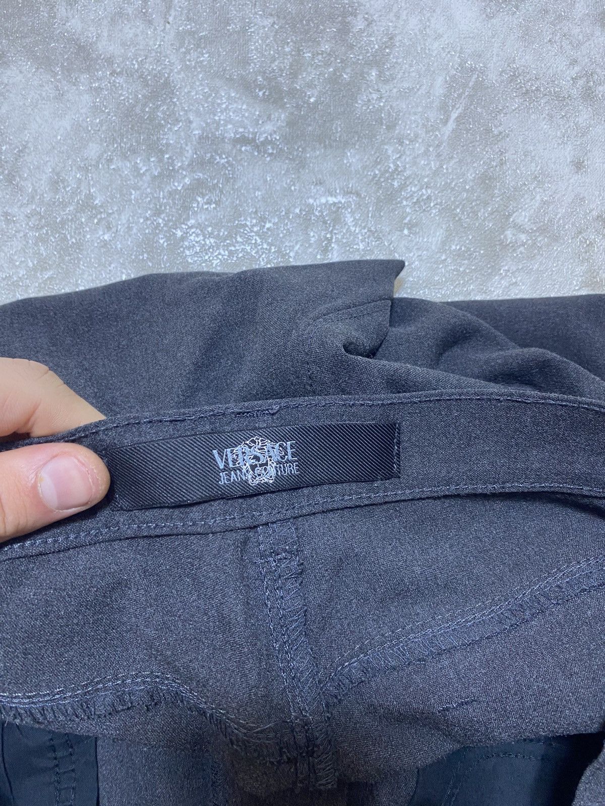 Versace Versace Jeans Couture Black Wide Leg Baggy Pants Denim Size US 34 / EU 50 - 7 Thumbnail