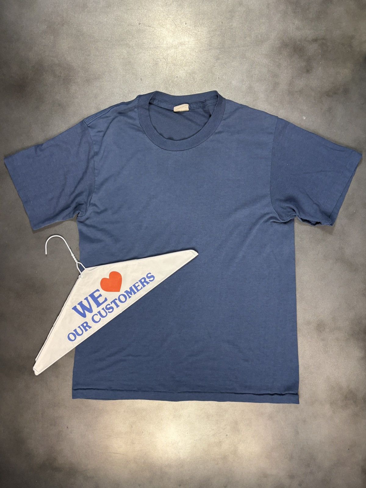 Vintage Blank Tee Thin 70s 80s Harvey Woods Made in Canada