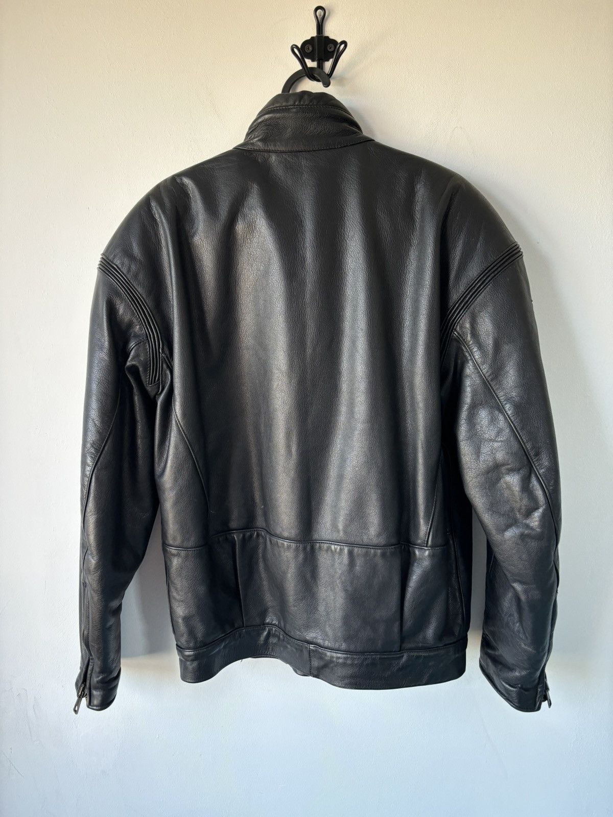 Dainese Dainese Black Leather Moto Biker Jacket Size US M / EU 48-50 / 2 - 2 Thumbnail
