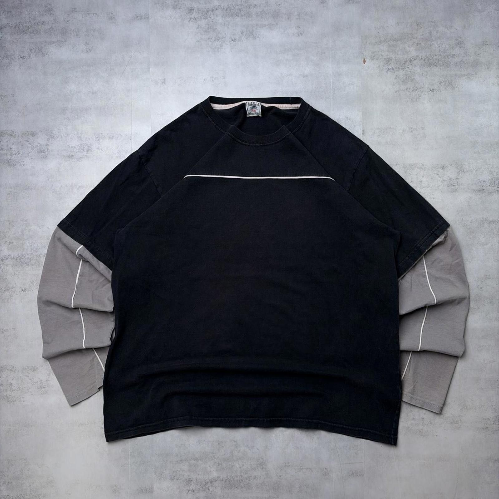 Other Y2K Black Basic Concepts Surf Striped Long Sleeve Shirt Size US L / EU 52-54 / 3 - 1 Thumbnail