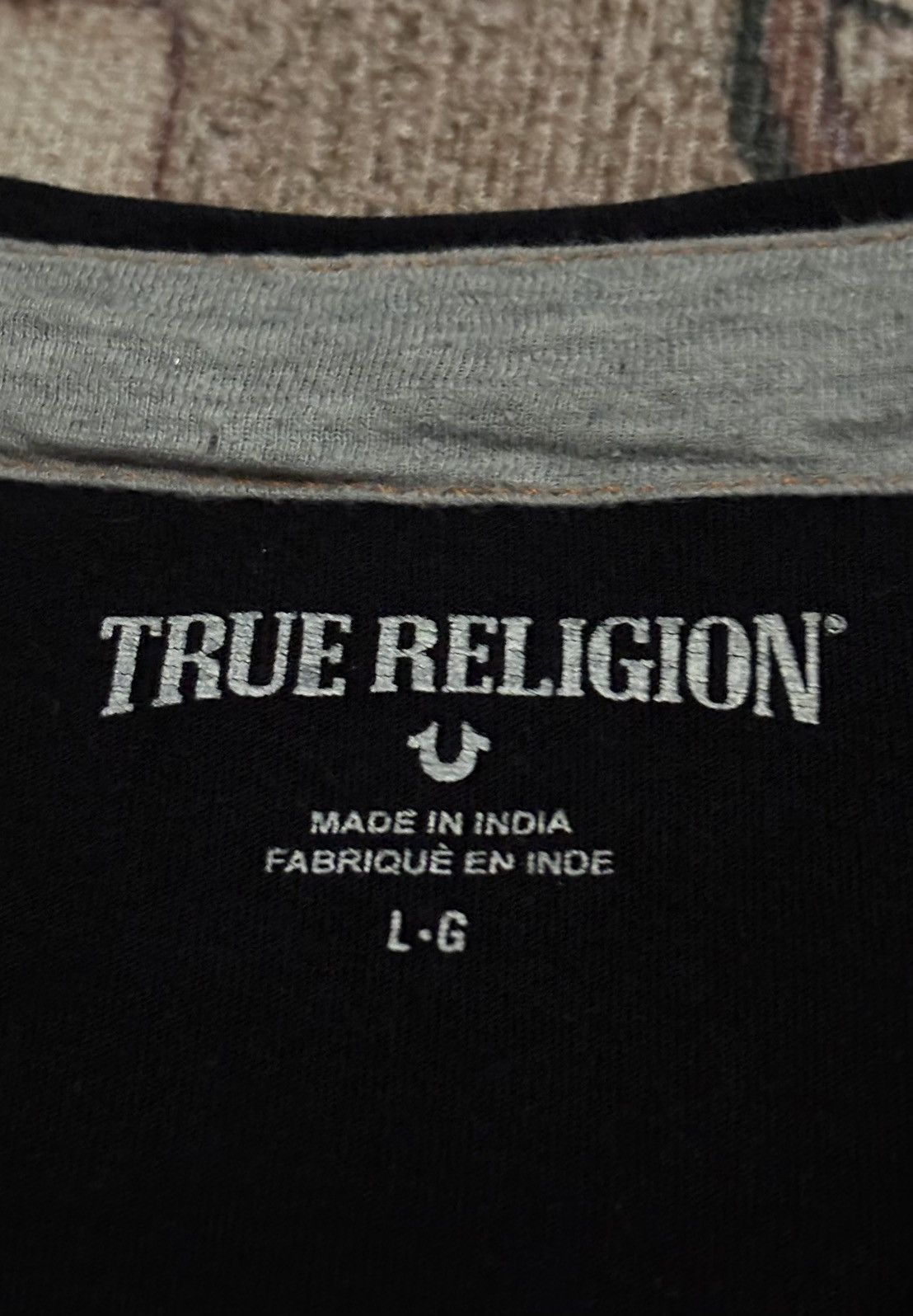 Designer × True Religion TRUE RELIGION Rare Design Style Long Sleeve T-Shirt Size US L / EU 52-54 / 3 - 4 Thumbnail