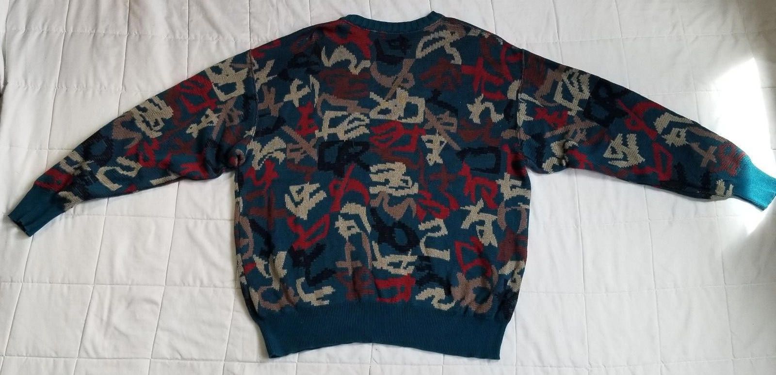 Paul Stuart Paul Stuart Pattern Sweater Large - Pre Owned - Retro Size US L / EU 52-54 / 3 - 2 Thumbnail