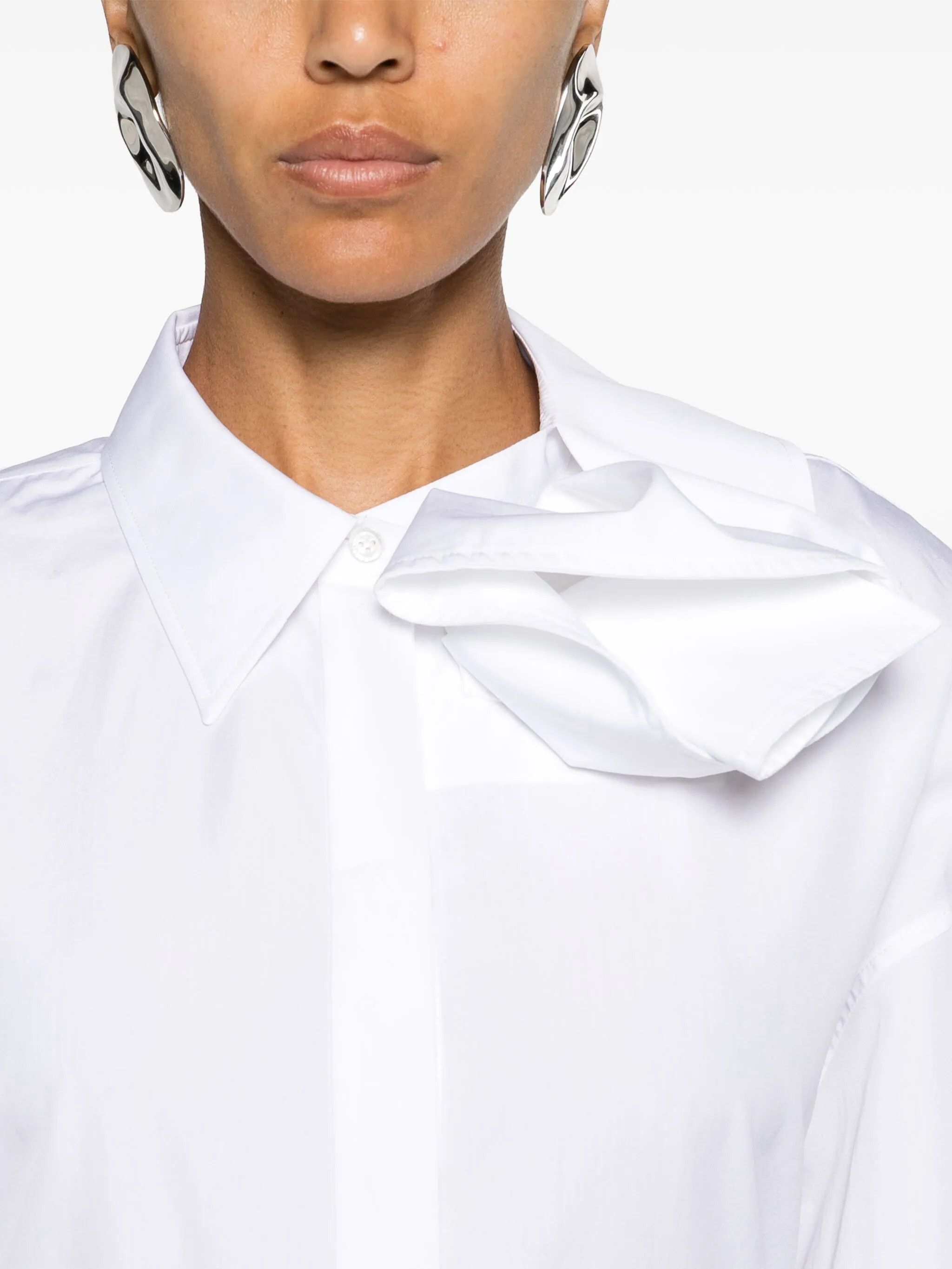 Alexander McQueen o1y0325 Shirt in White Size M / US 6-8 / IT 42-44 - 5 Thumbnail