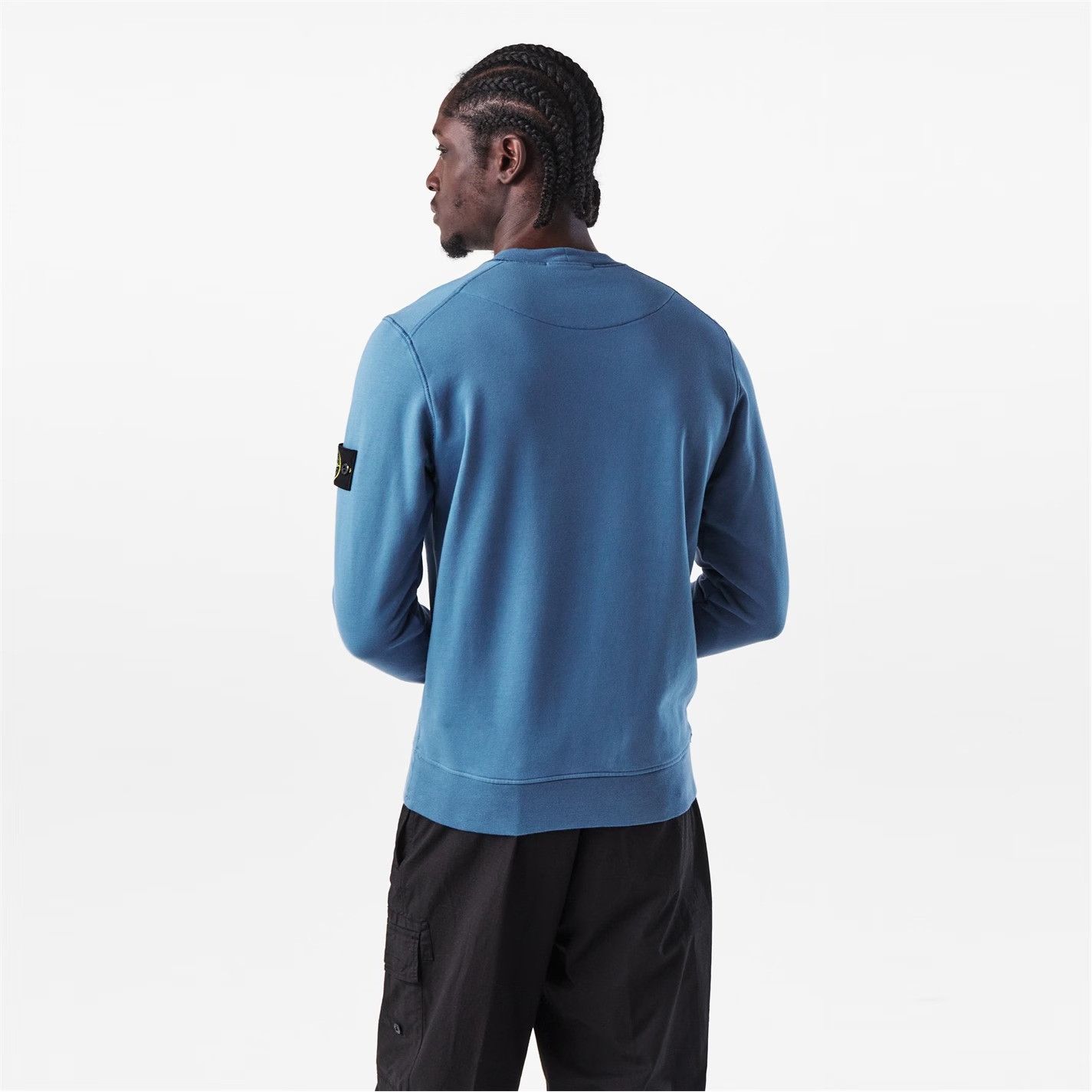 Stone Island o1g2r1mq0526 Logo Crew Sweatshirt in Blue Size US S / EU 44-46 / 1 - 3 Thumbnail