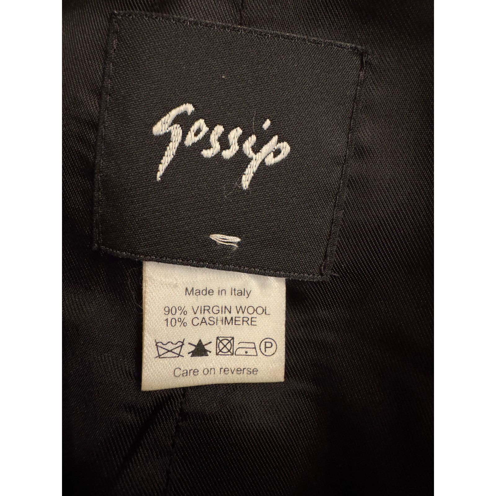 Vintage Italy Gossip Ladies 8 Cashmere Blend Coat/Jacket Size M / US 6-8 / IT 42-44 - 4 Thumbnail