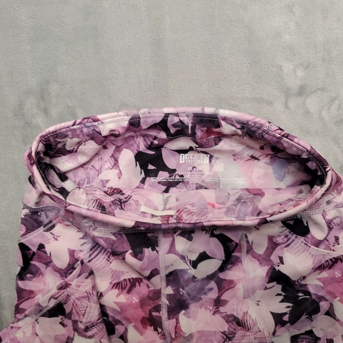 Pinko Duluth Leggings Women XS Pink Floral Stretch Athleisure Pants - Running & Jogging Yoga, Pink Floral, Womens XS Legging Pants Size 26" / US 2 / IT 38 - 5 Thumbnail