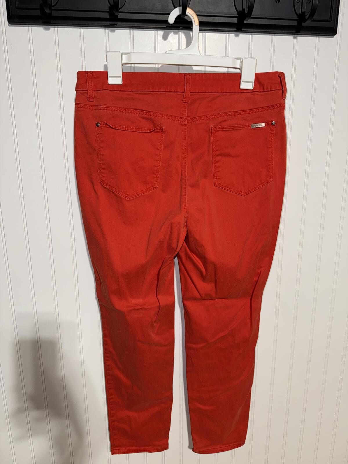 Chicos Chico's So Slimming Girlfriend Ankle Pants Red Size 6 Size 28" / US 6 / IT 42 - 2 Thumbnail