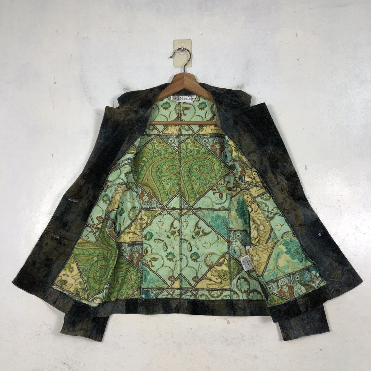 Japanese Brand 📌Vintage Suede Leather Jacket Montsoie Blanket Issey Miyake Size US M / EU 48-50 / 2 - 16 Thumbnail