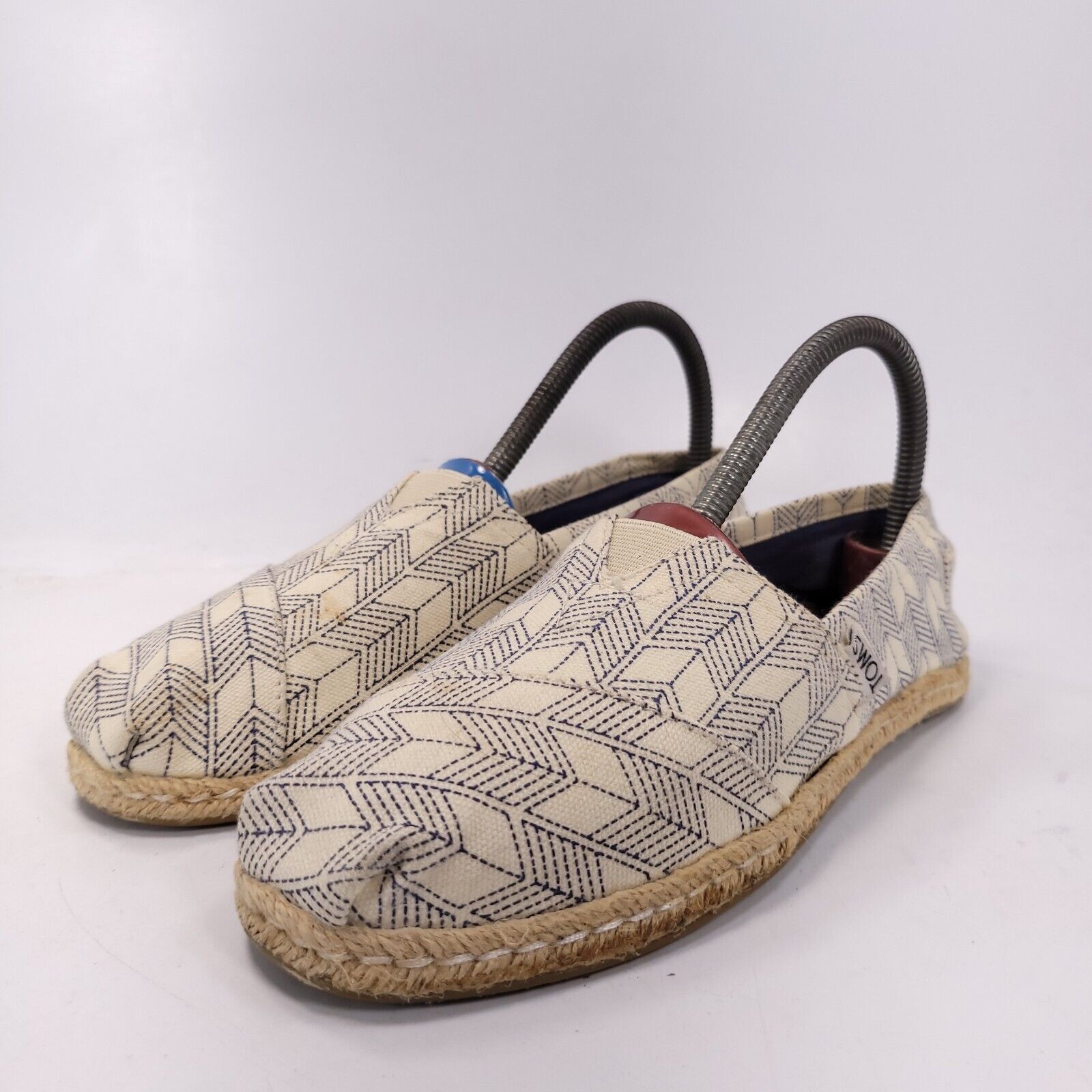 Toms Toms Casual Round Toe Ballet Flat Women Size 6.5 Beige White Size US 6.5 / IT 36.5 - 1 Thumbnail