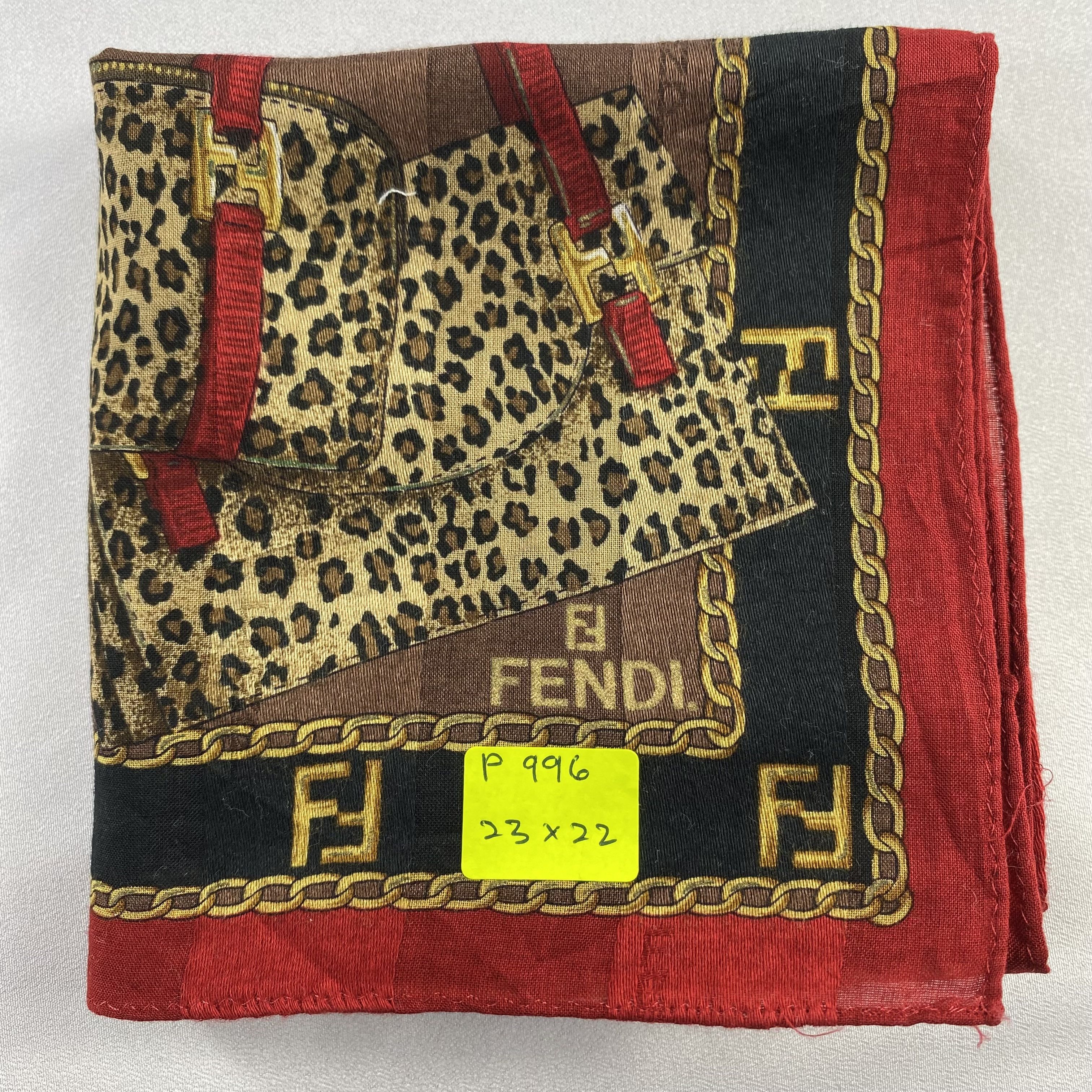 Vintage Fendi Handkerchief / Neckerchief / Bandana-P996 Size ONE SIZE - 5 Thumbnail