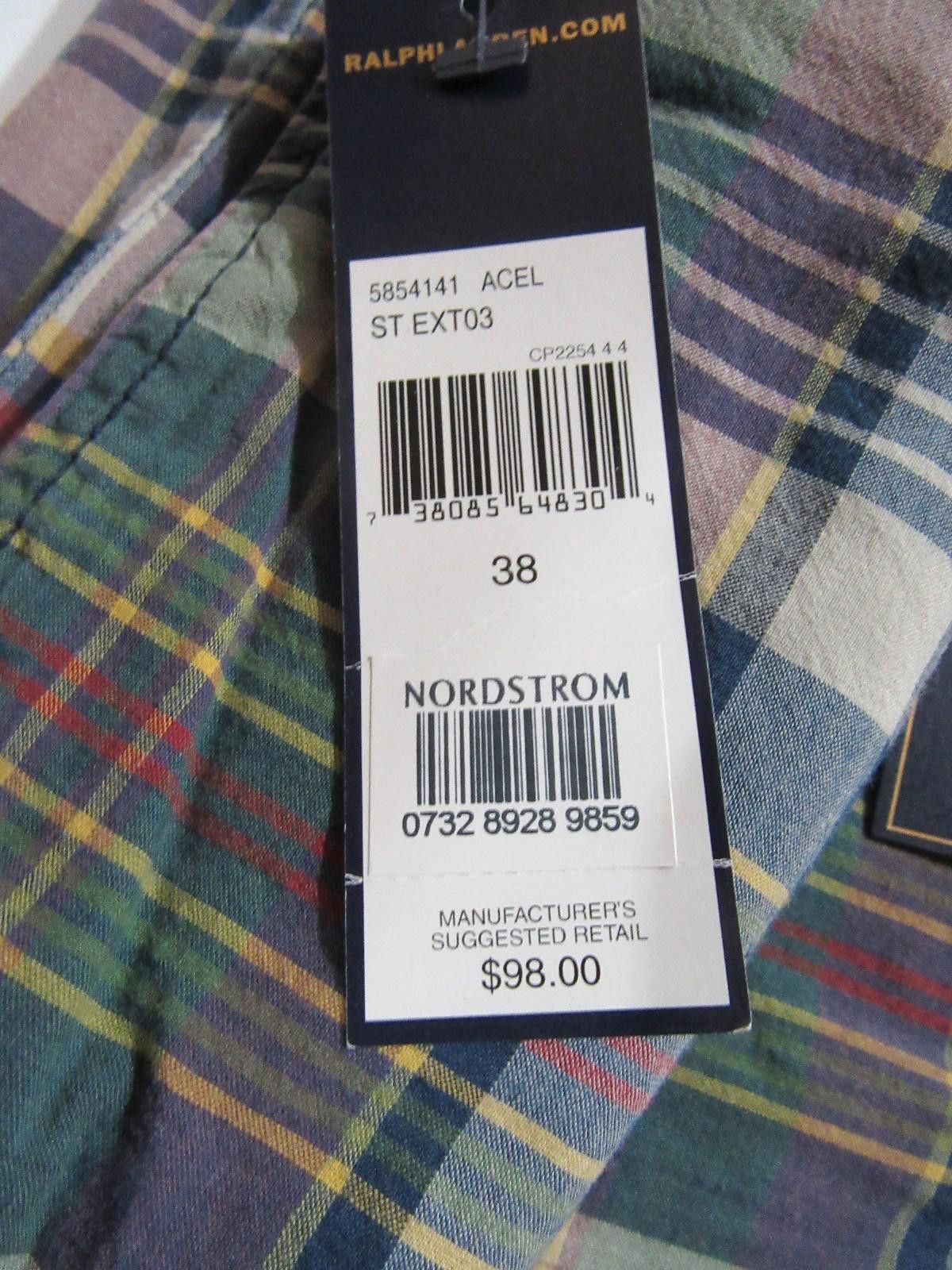 Polo Ralph Lauren Polo Ralph Lauren Mens Reversible Cotton Shorts Plaid Size US 38 / EU 54 - 7 Thumbnail