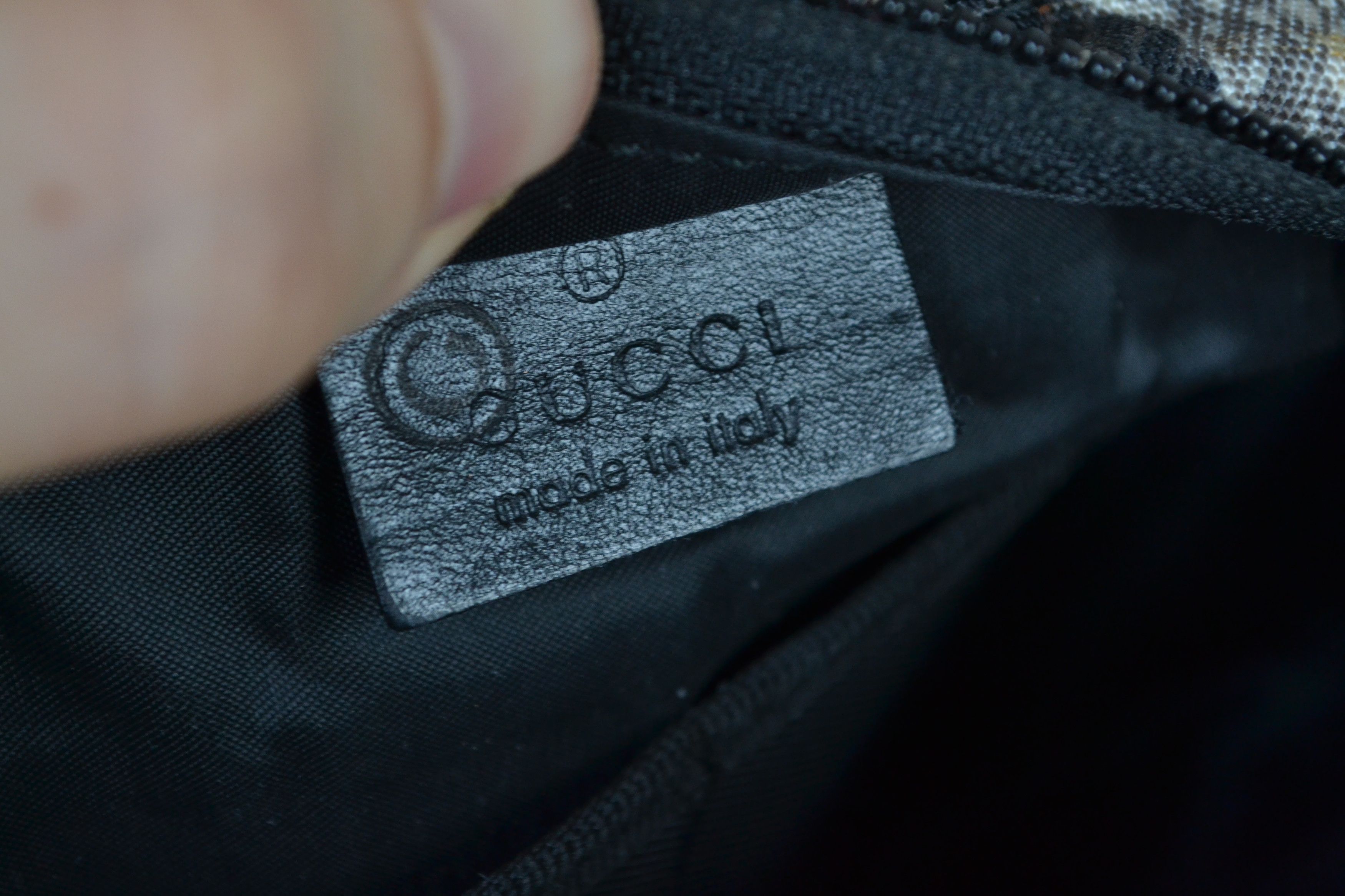 Gucci GUCCI Pouch Bag Clutch Cosmetic Zip Mini Print Snake Size ONE SIZE - 10 Thumbnail