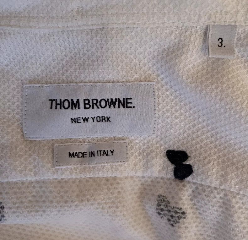Thom Browne Thom Browne size3 Butterfly shirt Size US L / EU 52-54 / 3 - 3 Thumbnail