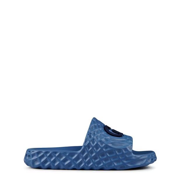 image of Gucci O1G2R1Mq0424 Sliders In Thunder Blue, Men's (Size 11)